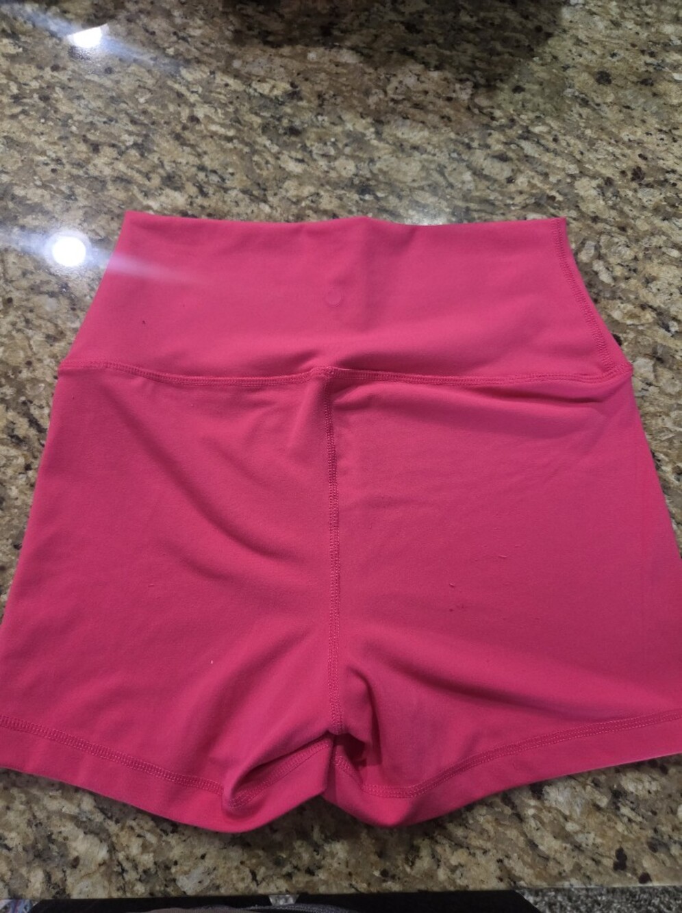 Yogalicious Hot Pink High-Waist Women’s Workout Shorts
